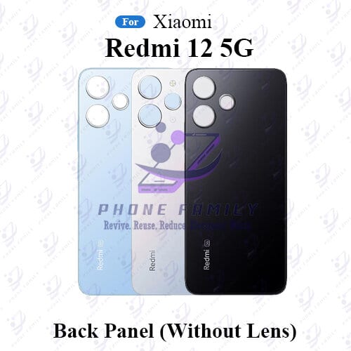 For Xiaomi Redmi 12 5G Back Panel/Backshell/ Casing With Logo-All Colors Available Price in Bangladesh - Mobile.com.bd