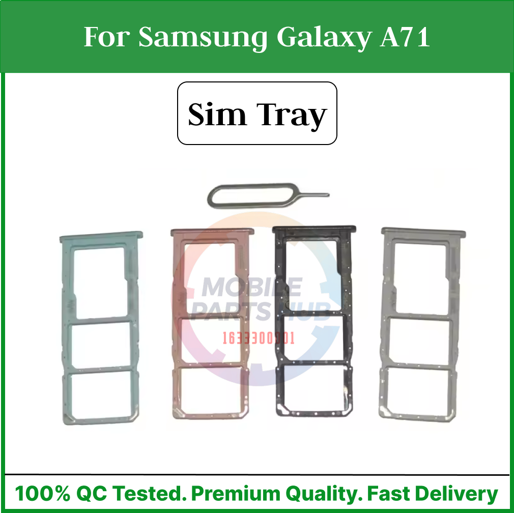 For  Samsung Galaxy A71 Sim Tray Micro SD Card Slot with Sim Ejector Pin Replacement Parts Mobile Parts & Accessories Price in Bangladesh - Mobile.com.bd