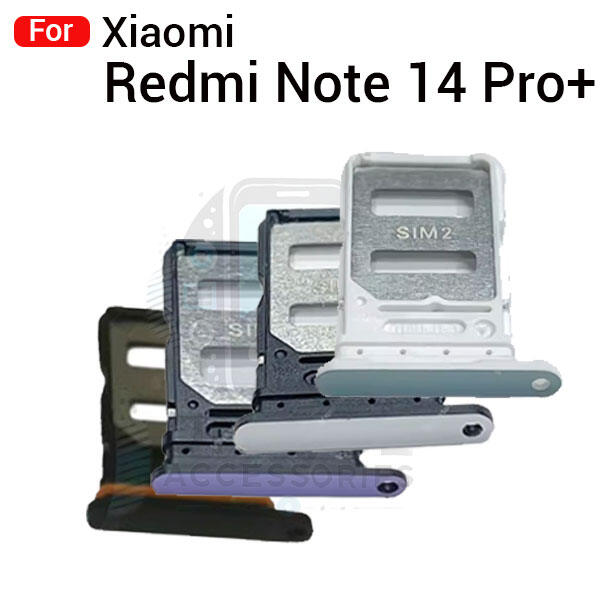 Xiaomi Redmi Note 14 Pro Plus Sim Tray Micro SD Card Slot with Sim Ejector Pin Replacement Part Sim Trays & Ejector Pins Price in Bangladesh - Mobile.com.bd