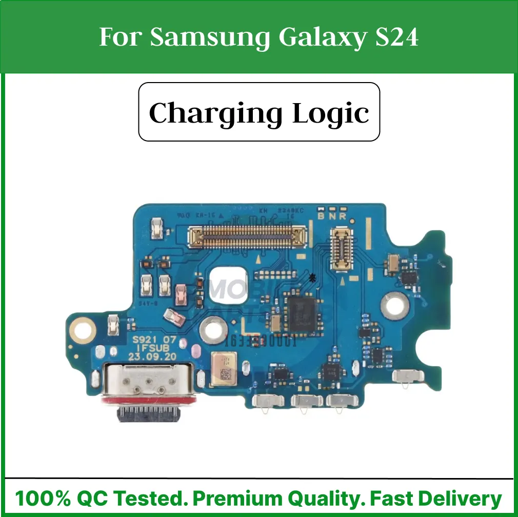 Charging Logic Board For Samsung Galaxy S24 Charging Port USB Plug PCB Dock Connector Spare parts Charging Port Parts Price in Bangladesh - Mobile.com.bd