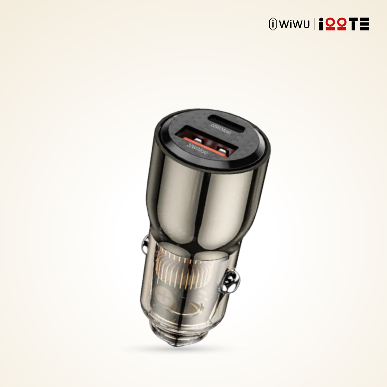 WIWU WI-QC012 95W PD+QC Kirsite Geek Fast Car Charger Cable & Adapters Price in Bangladesh - Mobile.com.bd