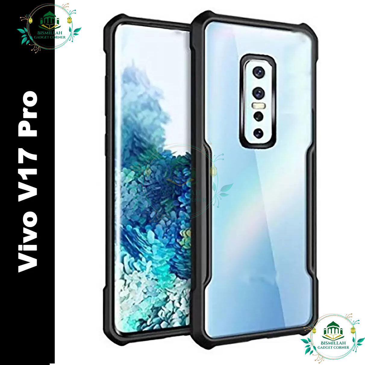 Xundd Back Cover for Vivo v17 pro Transparent Hybrid Hard PC Back Bumper