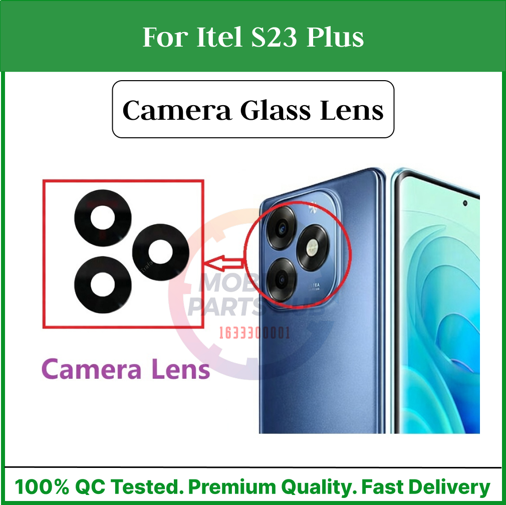 Camera Main Glass Lens for Itel S23 Plus Replacement Part (Not Tempered Camera Glass Protector) Mobile Parts & Accessories Price in Bangladesh - Mobile.com.bd