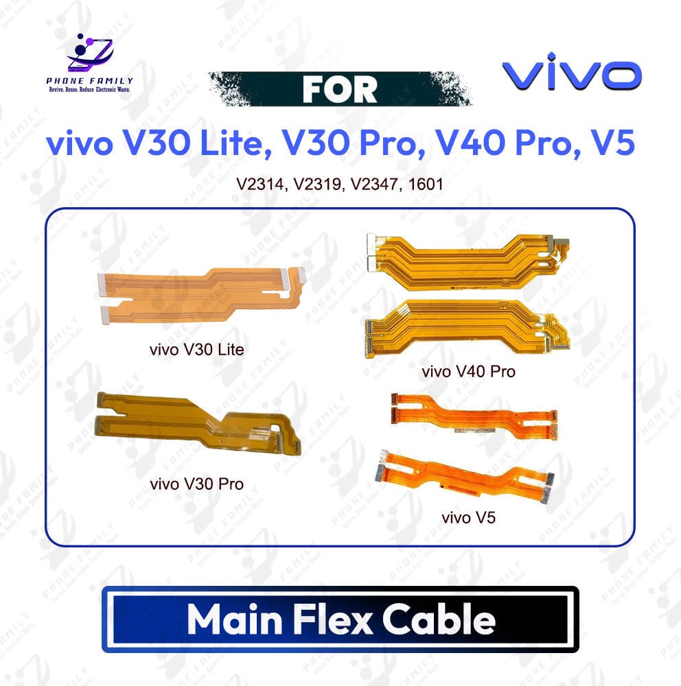 vivo V30 Lite, V30 Pro, V40 Pro, V5/Y67 Main Board Motherboard Connector Flex Cable PCB Board Repair Spare Part Replacement - Price in Bangladesh