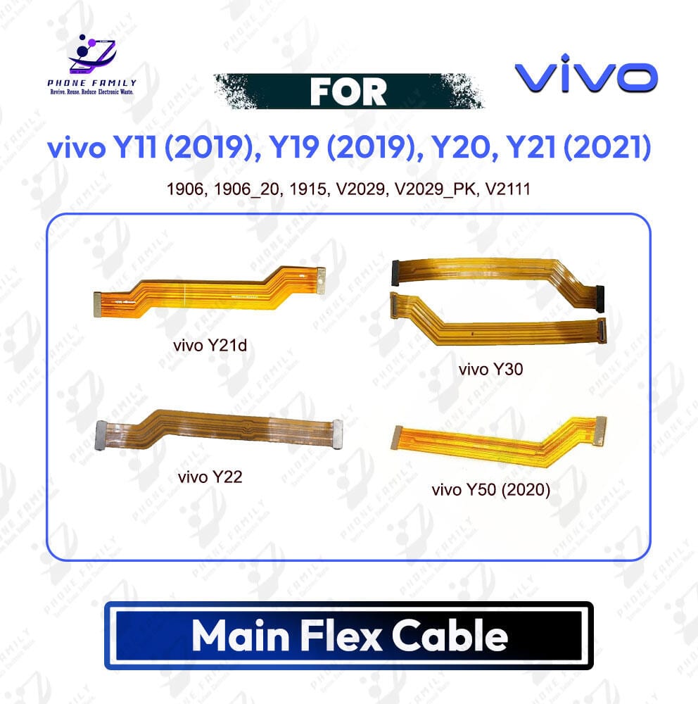 vivo Y21d, Y22, Y30, Y50 (2020) Main Board Motherboard Connector Flex Cable PCB Board Repair Spare Part Replacement - Price in Bangladesh