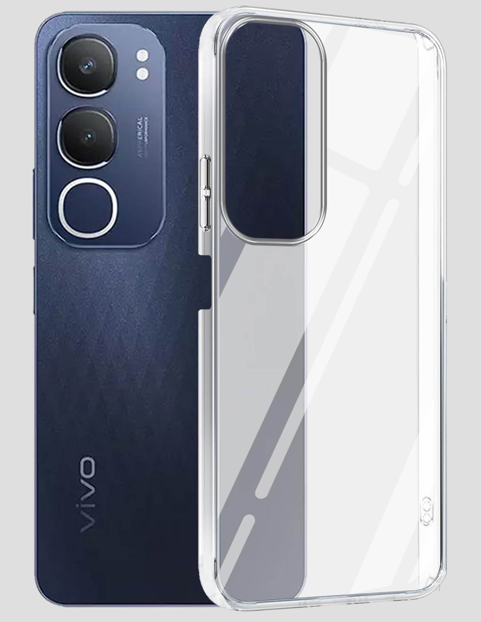 Vivo Anti Yellow Clear Back Cover Case for Vivo Y21D With Full Camera Protection Case & Cover Price in Bangladesh - Mobile.com.bd