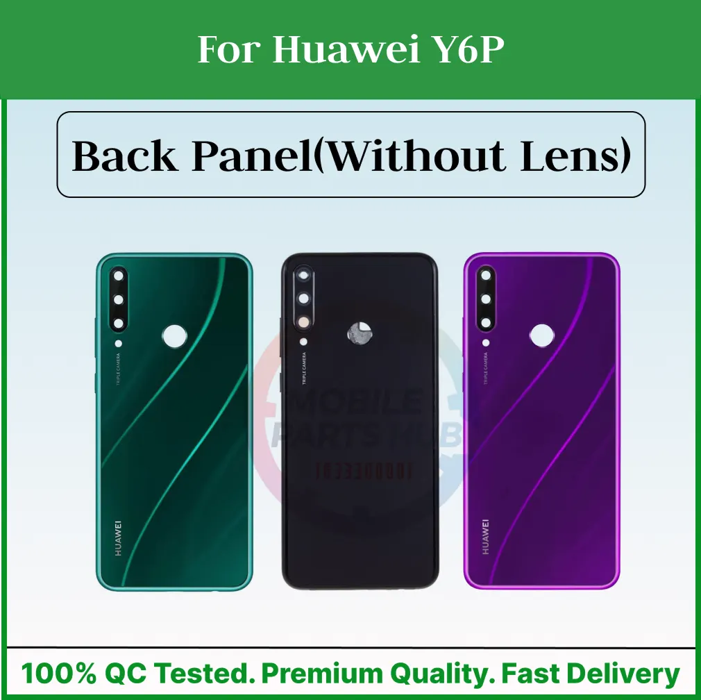 For Huawei Y6P Back Panel/Backshell/ Casing + Side Button With Logo-All Colors Available Back Panels & Housings Price in Bangladesh - Mobile.com.bd
