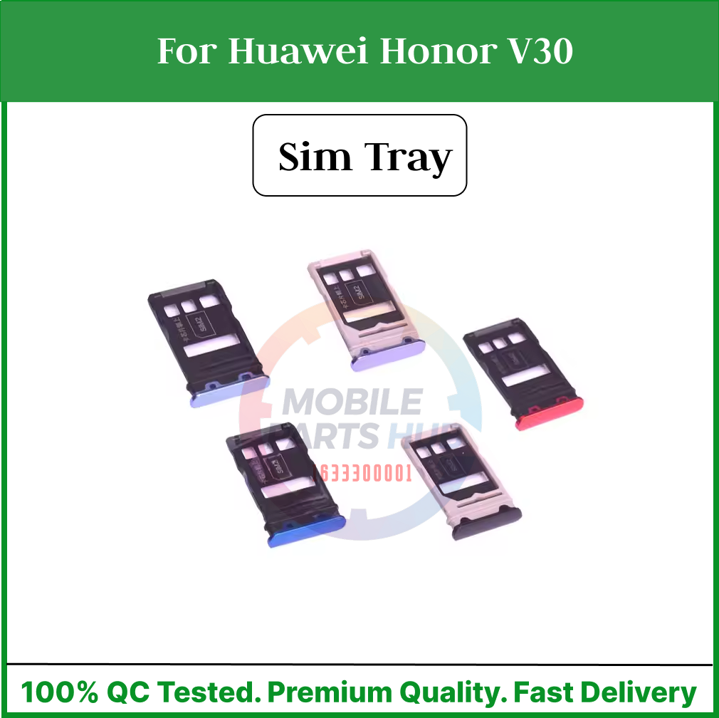 Huawei Honor V30 Sim Tray Micro SD Card Slot with Sim Ejector Pin Replacement Part Mobile Parts & Accessories Price in Bangladesh - Mobile.com.bd