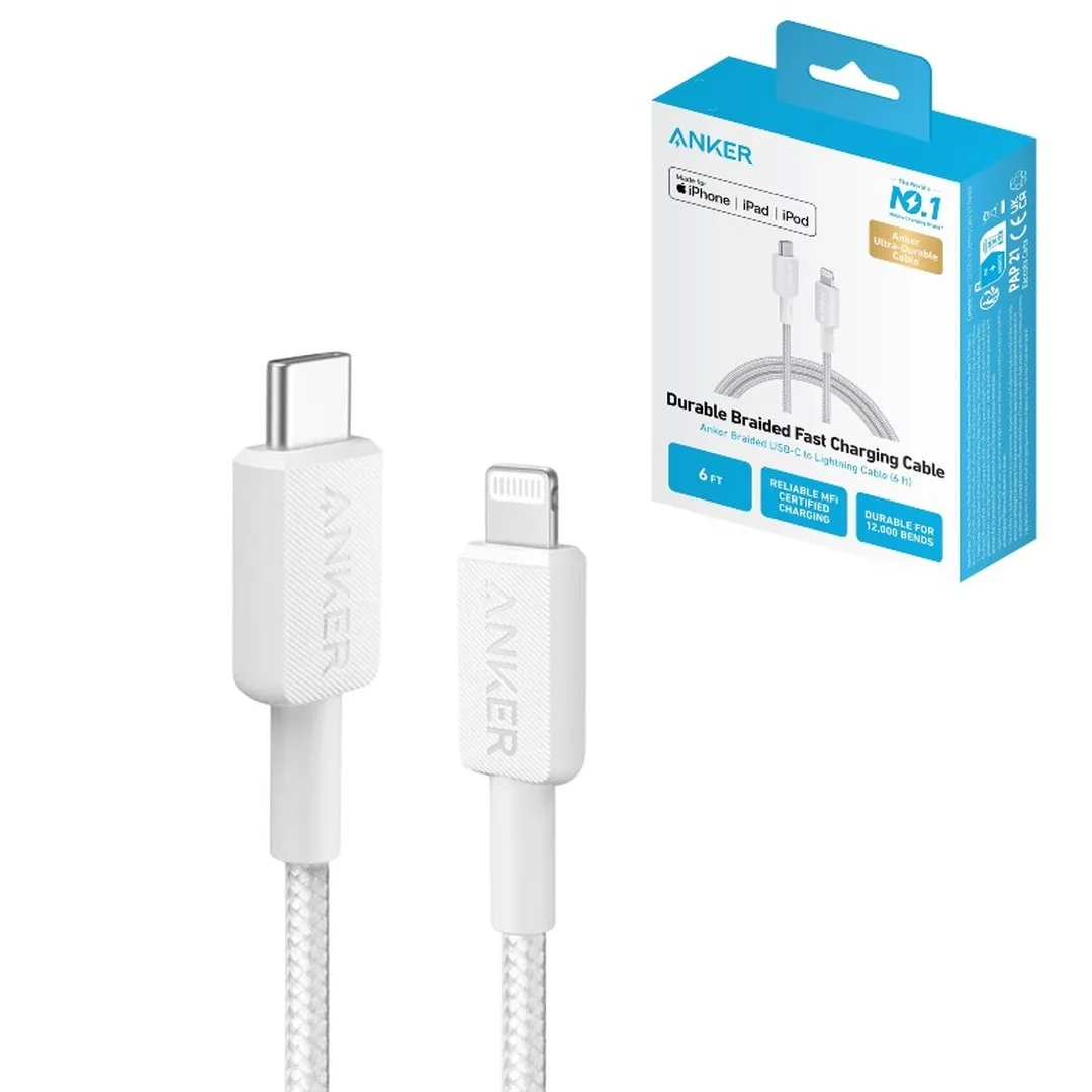 Anker 322 USB-C to Lightning Fast Charging Cable (3ft) MFi Certified for iPhone & iPad - Price in Bangladesh