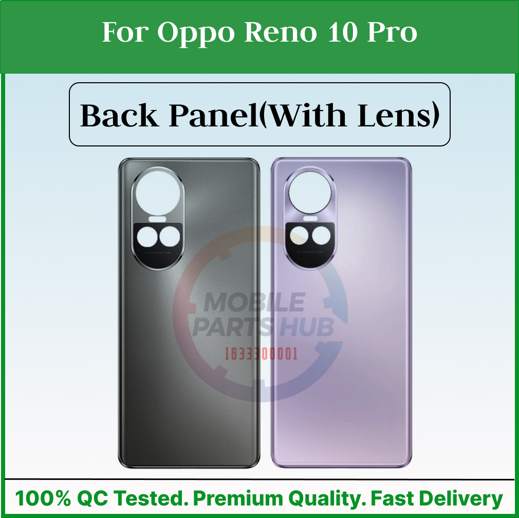 For Oppo Reno 10 Pro Back Panel/Backshell/ Casing + Camera Lens With Logo-All Colors Available Mobile Parts & Accessories Price in Bangladesh - Mobile.com.bd