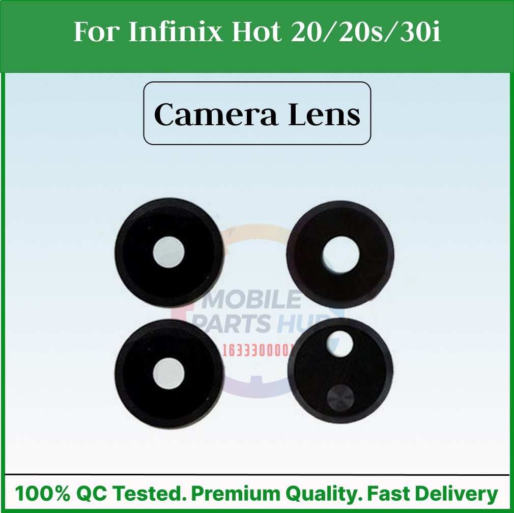 Back Rear Camera Lens Glass Compatible with Infinix Hot 20/20s/30i Camera Lens Glass Without Frame Mobile Parts & Accessories Price in Bangladesh - Mobile.com.bd