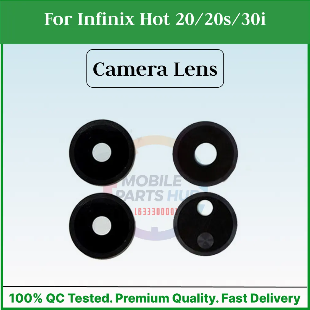 Back Rear Camera Lens Glass Compatible with Infinix Hot 20/20s/30i Camera Lens Glass Without Frame Mobile Parts & Accessories Price in Bangladesh - Mobile.com.bd