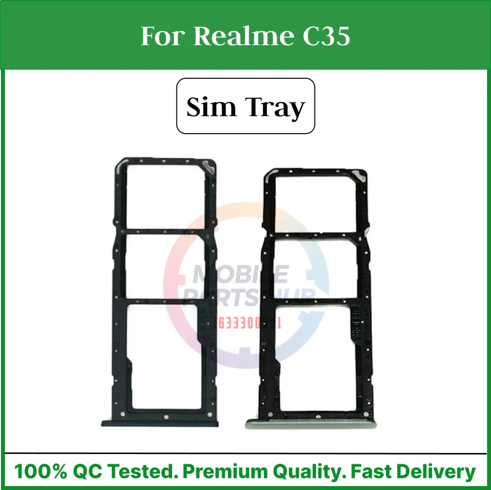 Realme C35  Sim Tray Micro SD Card Slot with Sim Ejector Pin Replacement Part Sim Trays & Ejector Pins Price in Bangladesh - Mobile.com.bd