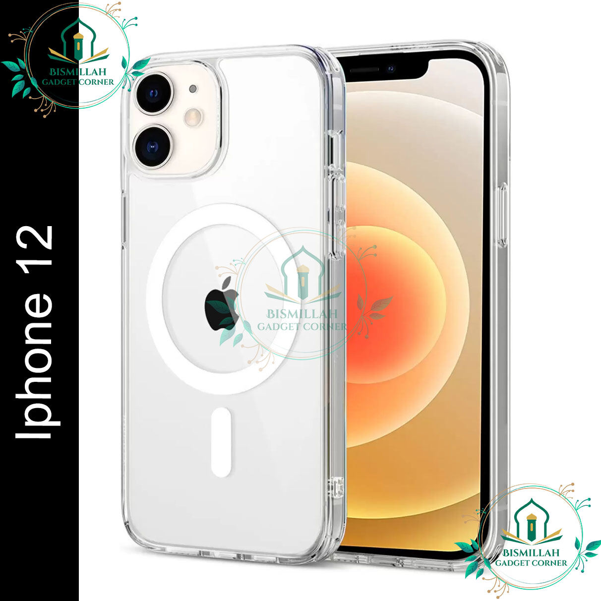 Transparent TPU / Acrylic Crystal Clear MagSafe Case for Apple IPhone 12 Clear