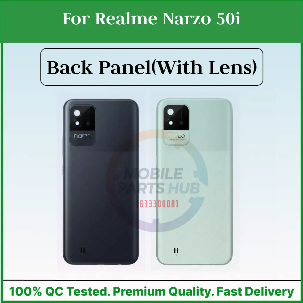 For Realme Narzo 50i Back Panel/Backshell/ Casing +Camera Lens +Side Button With Logo-All Colors Available Back Panels & Housings Price in Bangladesh - Mobile.com.bd