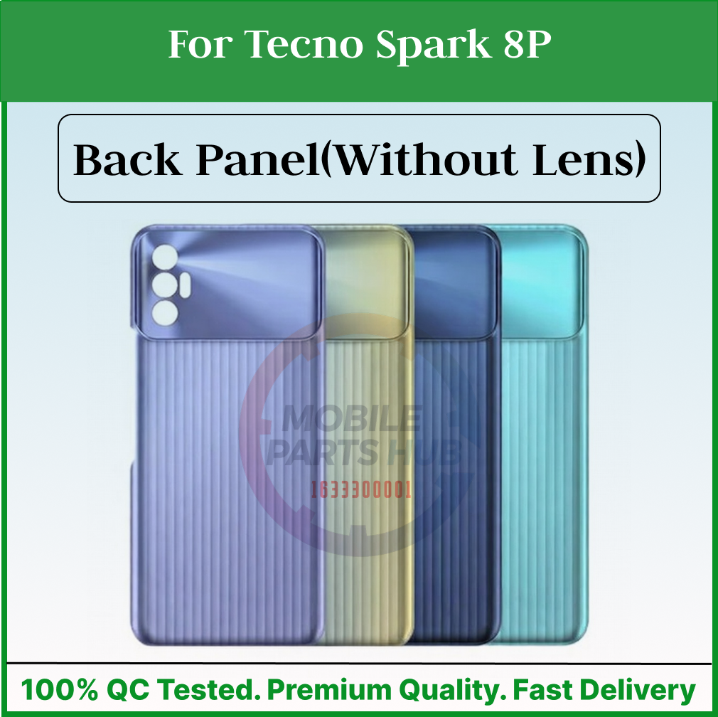 For Tecno Spark 8P Back Panel/Backshell/ Casing + Side Button With Logo-All Colors Available Mobile Parts & Accessories Price in Bangladesh - Mobile.com.bd