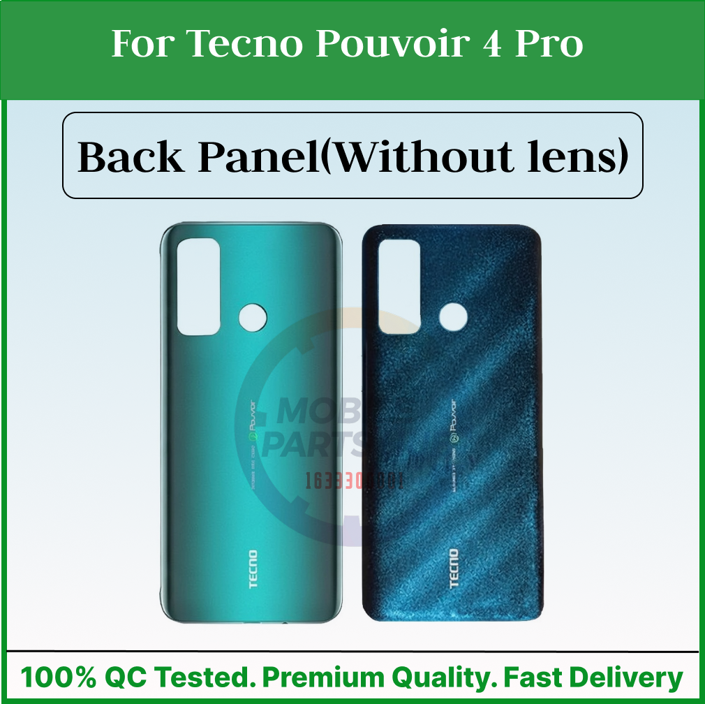 For Tecno Pouvoir 4 Pro Back Panel/Backshell/ Casing + Side Button With Logo-All Colors Available Mobile Parts & Accessories Price in Bangladesh - Mobile.com.bd