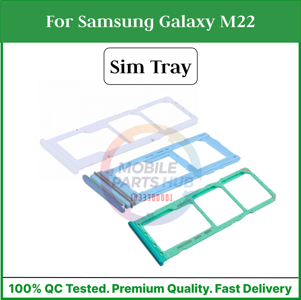 For  Samsung Galaxy M22 Sim Tray Micro SD Card Slot with Sim Ejector Pin Replacement Parts Mobile Parts & Accessories Price in Bangladesh - Mobile.com.bd