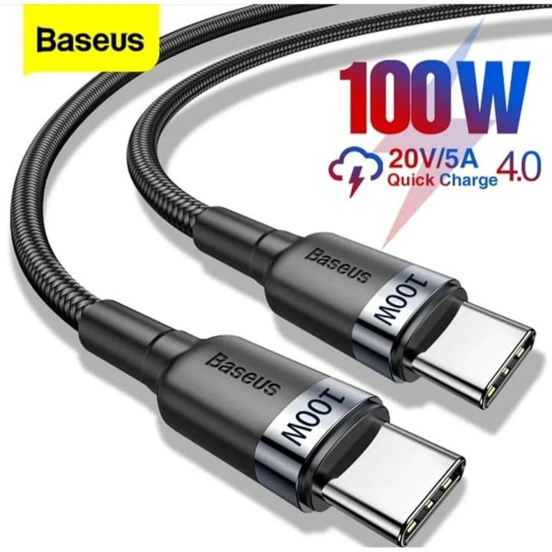 Baseus Cafule PD 2.0 100W Flash Charging USB for Type-C 2M Price in Bangladesh Baseus Cafule Pd2.0 100W Flash Charging Type-C Cable (20V 5A)2M - Type C Cable Cables Price in Bangladesh - Mobile.com.bd