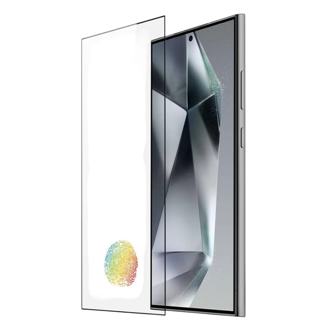 Tempered Glass Screen Protector For Samsung S24 Ultra 6.8" 2024 Fingerprint Working