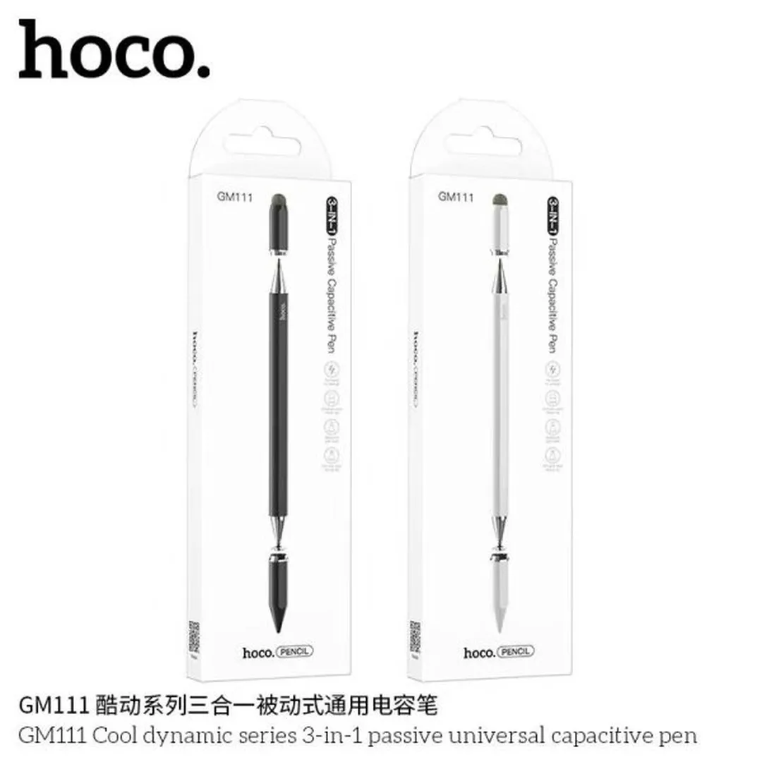 Hoco GM111 3-IN-1 Passive Capacitive Stylus Pen Mobile Accessories Price in Bangladesh - Mobile.com.bd