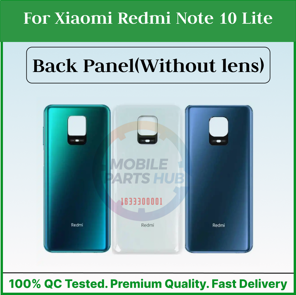 For Xiaomi Redmi Note 10 Lite Back Panel/Backshell/ Casing With Logo-All Colors Available
