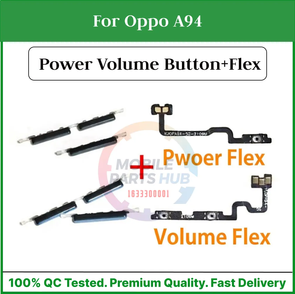 Oppo A94 Power on / off Switch Button Side Volume Up Down Buttons +Flex Cable Replacement Parts Flex Cables Price in Bangladesh - Mobile.com.bd