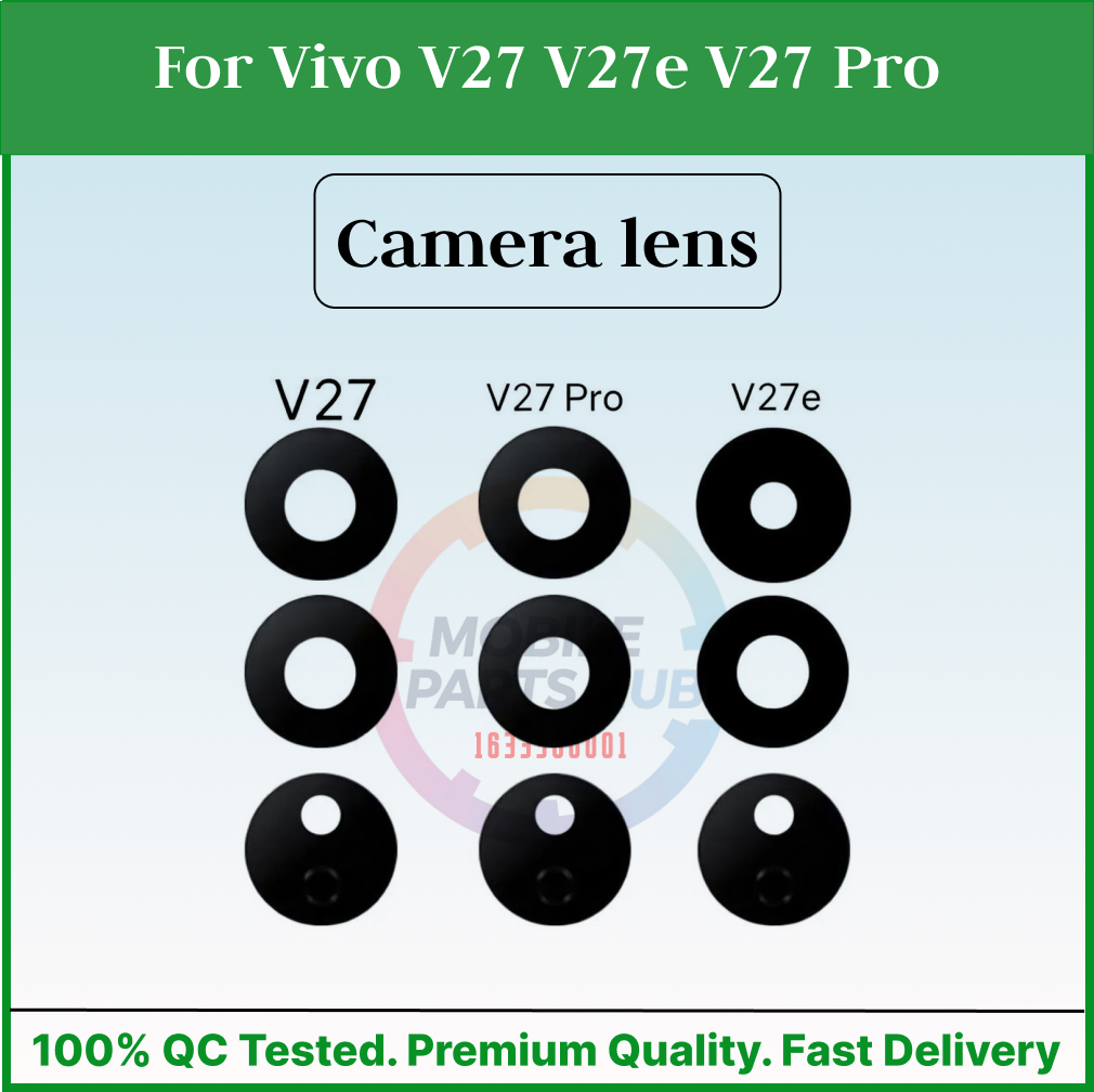Back Rear Camera Lens Glass Compatible with Vivo V27 V27e V27 Pro Camera Lens Glass Without Frame Mobile Parts & Accessories Price in Bangladesh - Mobile.com.bd