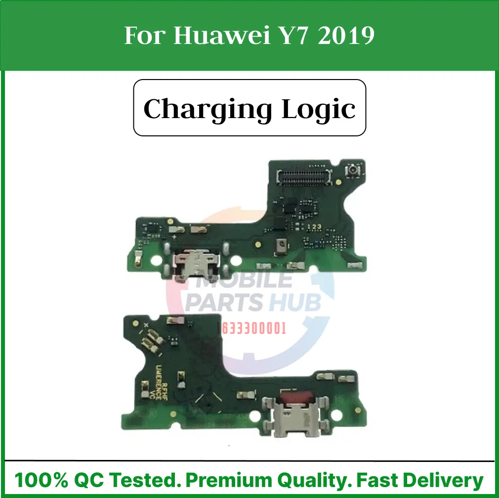 Charging Logic Board For Huawei Y7 2019 Charging Port USB Plug PCB Dock Connector Spare parts Charging Port Parts Price in Bangladesh - Mobile.com.bd