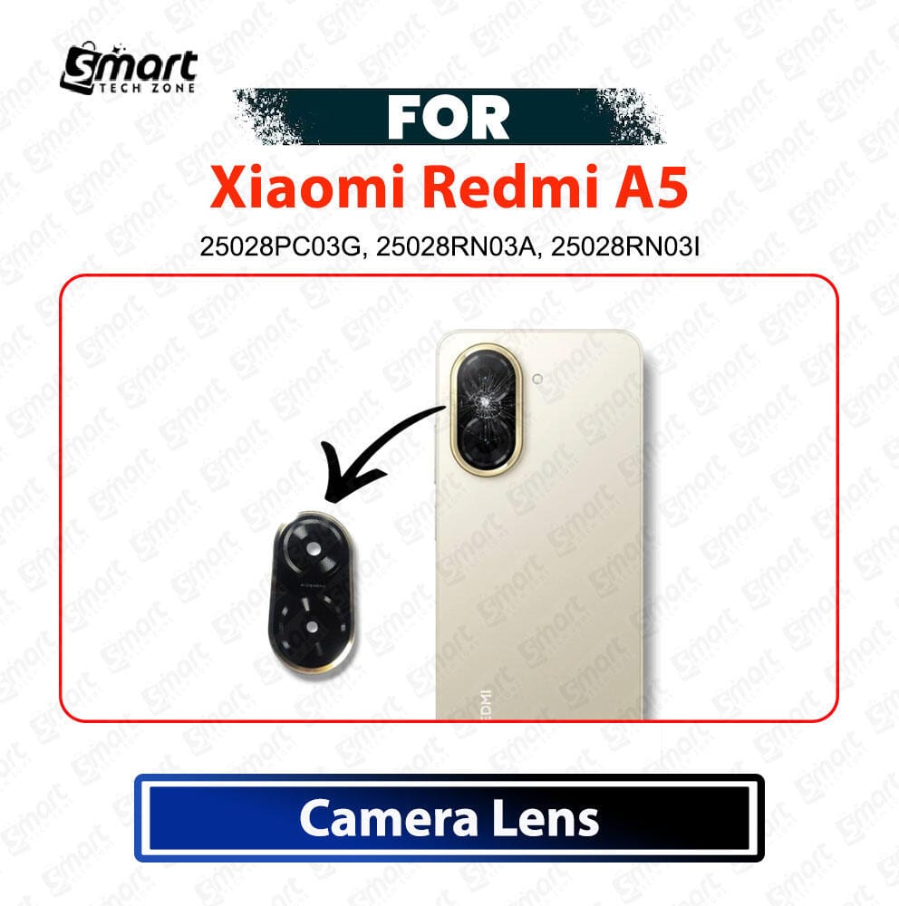 Xiaomi Redmi A5 Main Camera Glass Lens Replacement Part – Rear Camera Lens (Not Tempered Glass Protector) - Price in Bangladesh