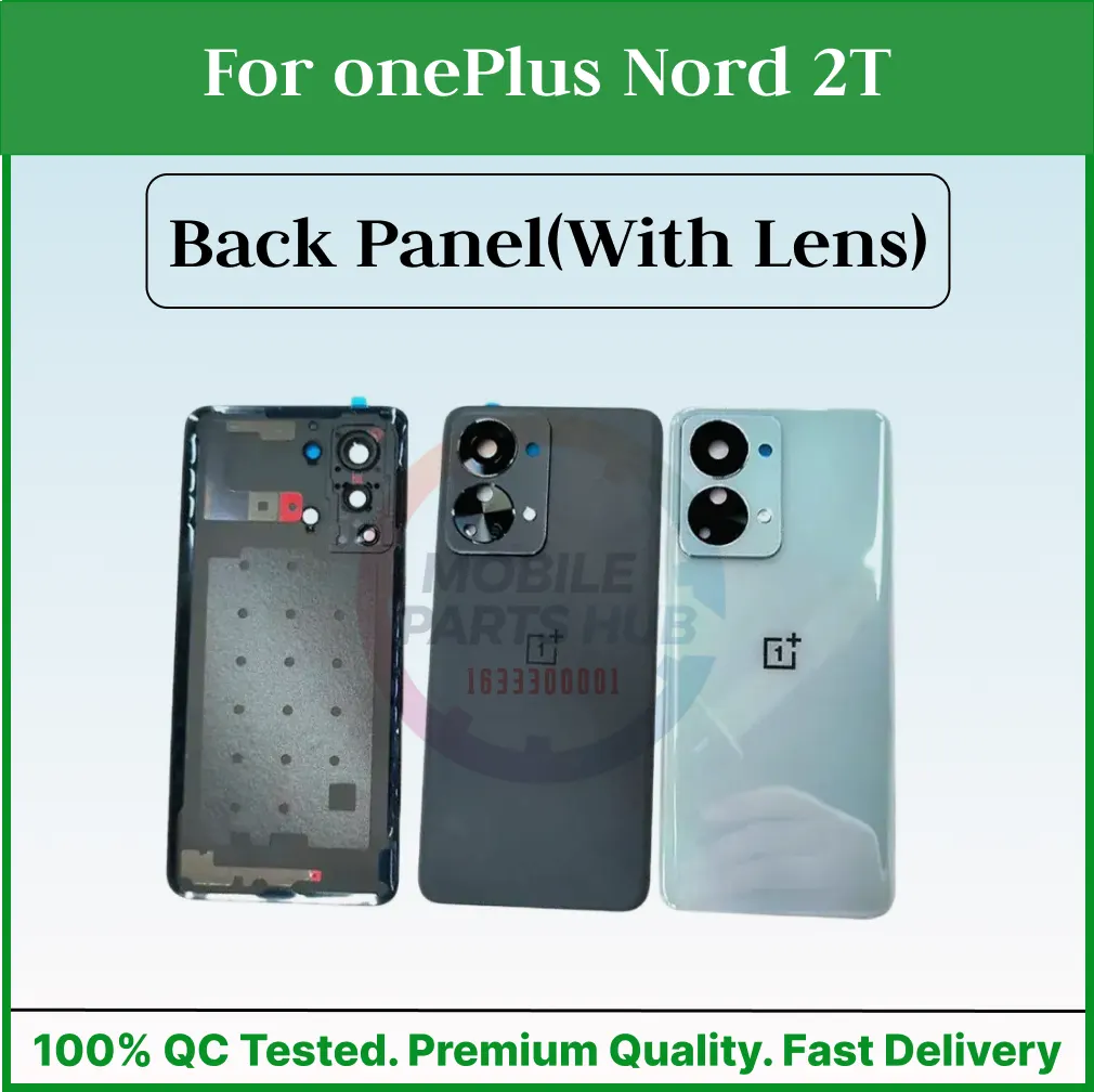 For onePlus Nord 2T Back Panel/Backshell/ Casing +Camera Lens With Logo-All Colors Available Back Panels & Housings Price in Bangladesh - Mobile.com.bd