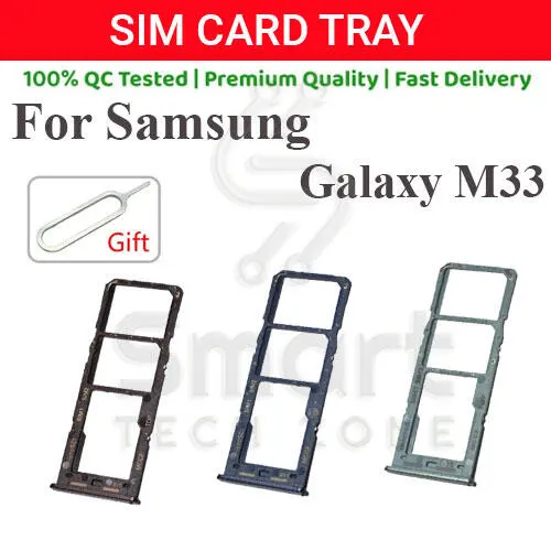 Samsung Galaxy M33 Sim Tray Micro SD Card Slot with Sim Ejector Pin Replacement Part Sim Trays & Ejector Pins Price in Bangladesh - Mobile.com.bd