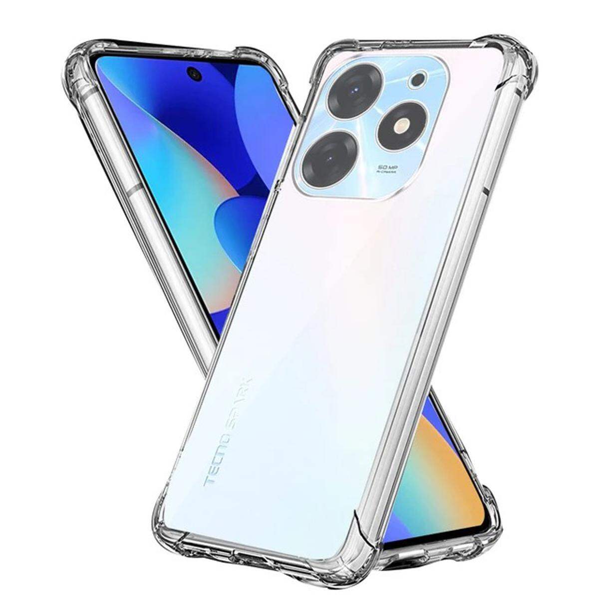 Tecno For Tecno Spark 10 Pro - IMPT Premium Silicone Case Crystal Clear Soft TPU Ultra-Thin Transparent Flexible Protective Mobile Phone Back Cover Case & Cover Price in Bangladesh - Mobile.com.bd
