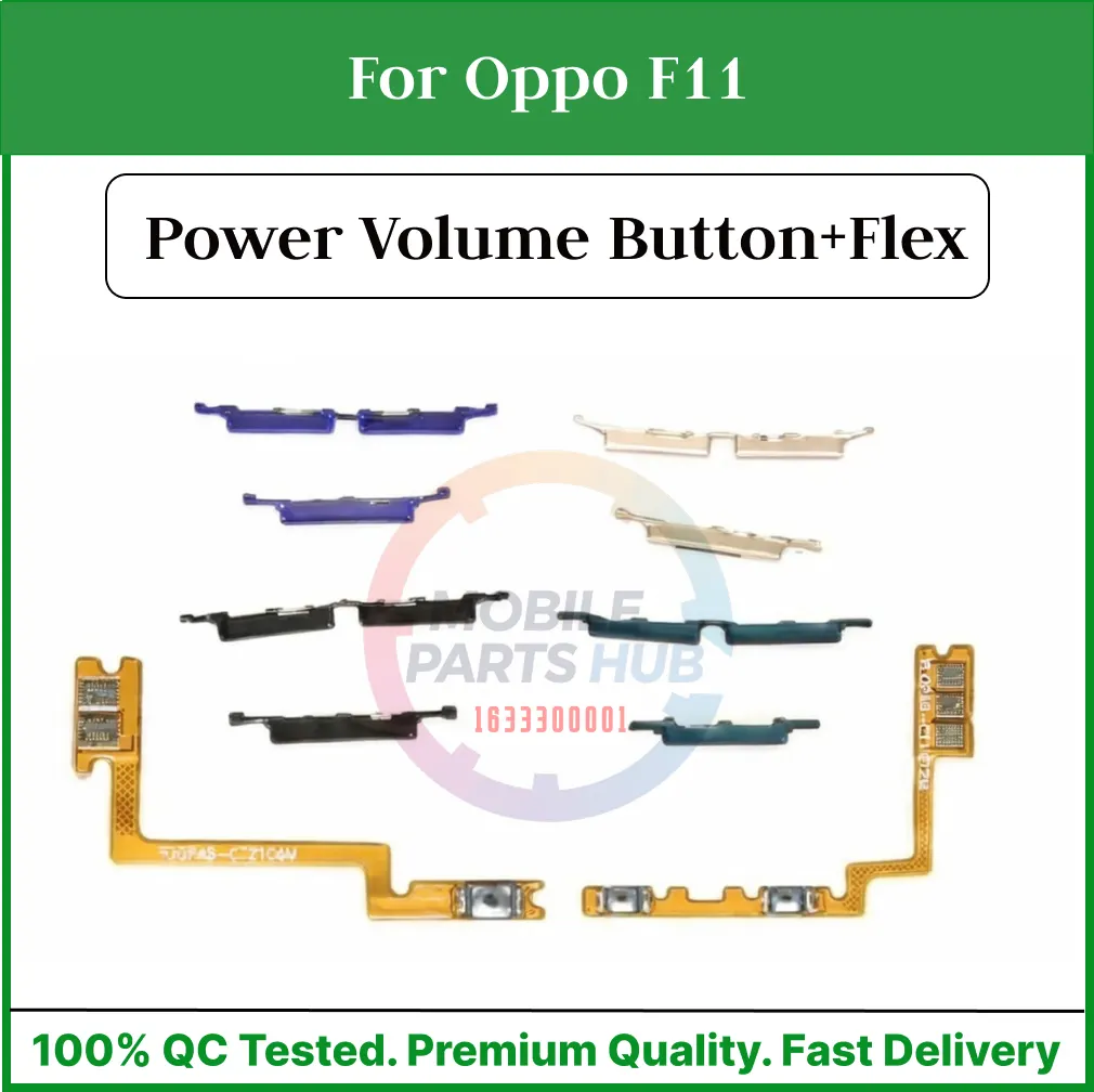 Oppo F11 Power on / off Switch Button Side Volume Up Down Buttons +Flex Cable Replacement Parts Flex Cables Price in Bangladesh - Mobile.com.bd