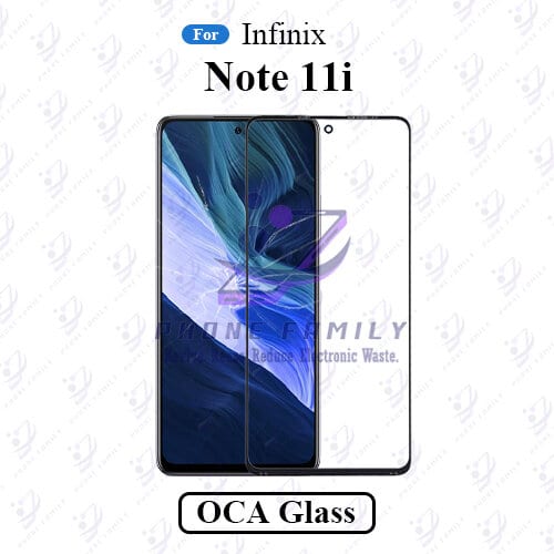 For Infinix Note 11i Display Touch Screen Front Glass Lens + Lamination OCA , Not Tempered Glass Protector - Price in Bangladesh