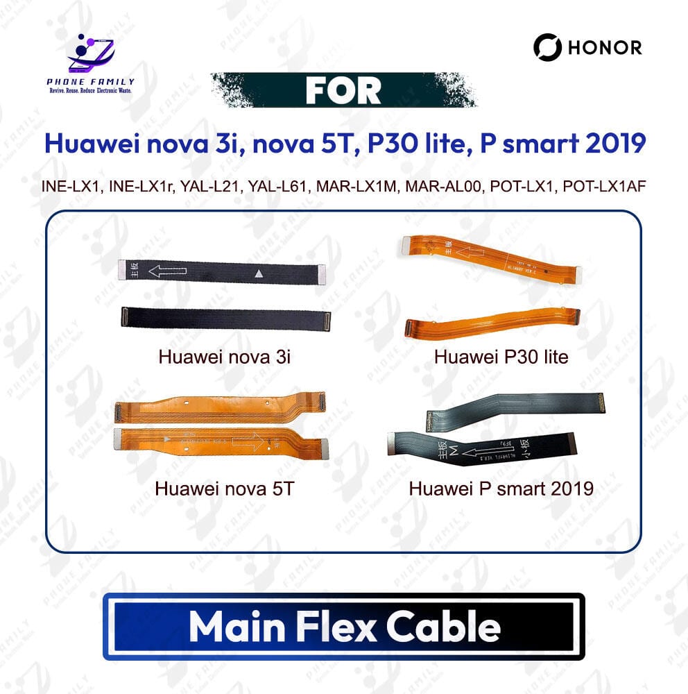 Huawei nova 3i, nova 5T, P30 lite, P smart 2019 Main Board Motherboard Connector Flex Cable - Price in Bangladesh