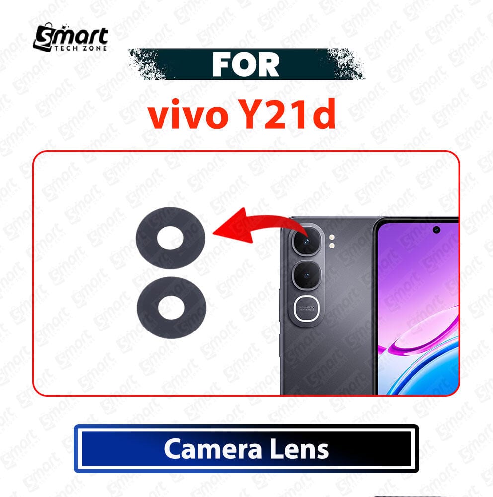 vivo Y21d Main Camera Glass Lens Replacement Part – Rear Camera Lens (Not Tempered Glass Protector) - Price in Bangladesh