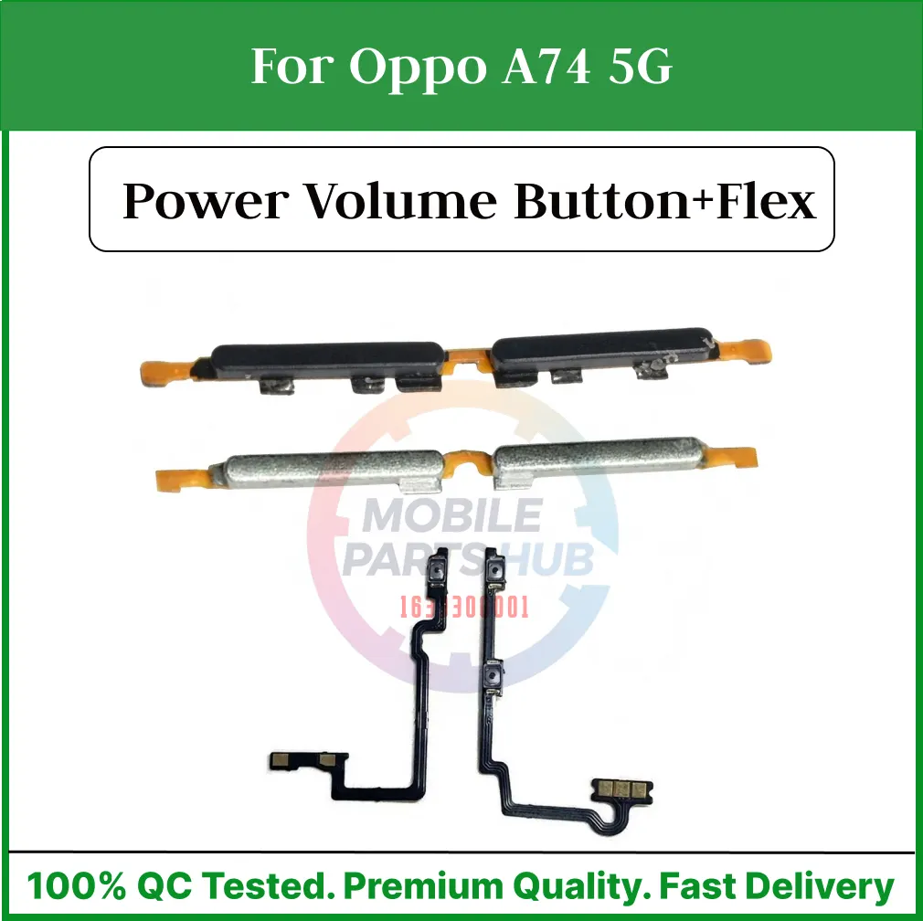 Oppo A74 5G Power on / off Switch Button Side Volume Up Down Buttons +Flex Cable Replacement Parts Flex Cables Price in Bangladesh - Mobile.com.bd