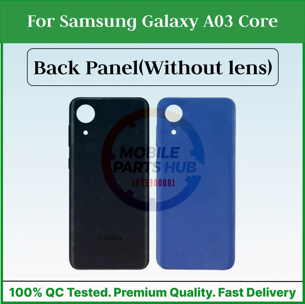 For Samsung Galaxy A03 Core Back Panel/Backshell/ Casing +Side Button With Logo-All Colors Available Back Panels & Housings Price in Bangladesh - Mobile.com.bd