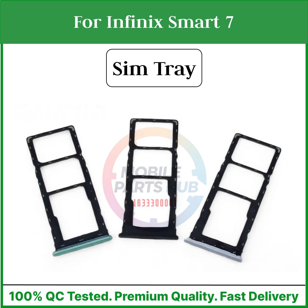 Infinix Smart 7 Sim Tray Micro SD Card Slot with Sim Ejector Pin Replacement Part: Mobile Parts & Accessories Price in Bangladesh - Mobile.com.bd