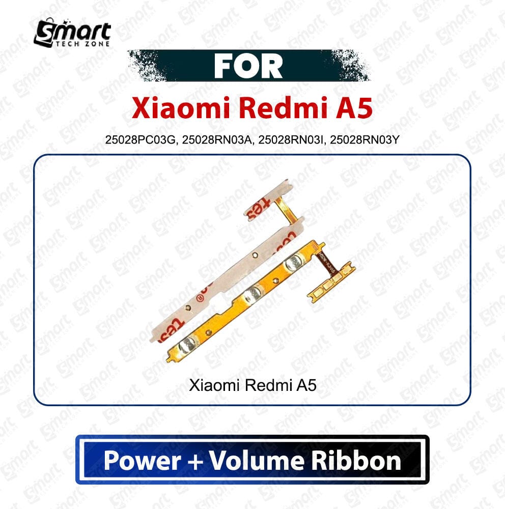 Xiaomi Redmi A5 Power On Off Switch Volume Up Down Side Button Flex Cable Replacement Spare Repair Part For 25028PC03G, 25028RN03A - Price in Bangladesh