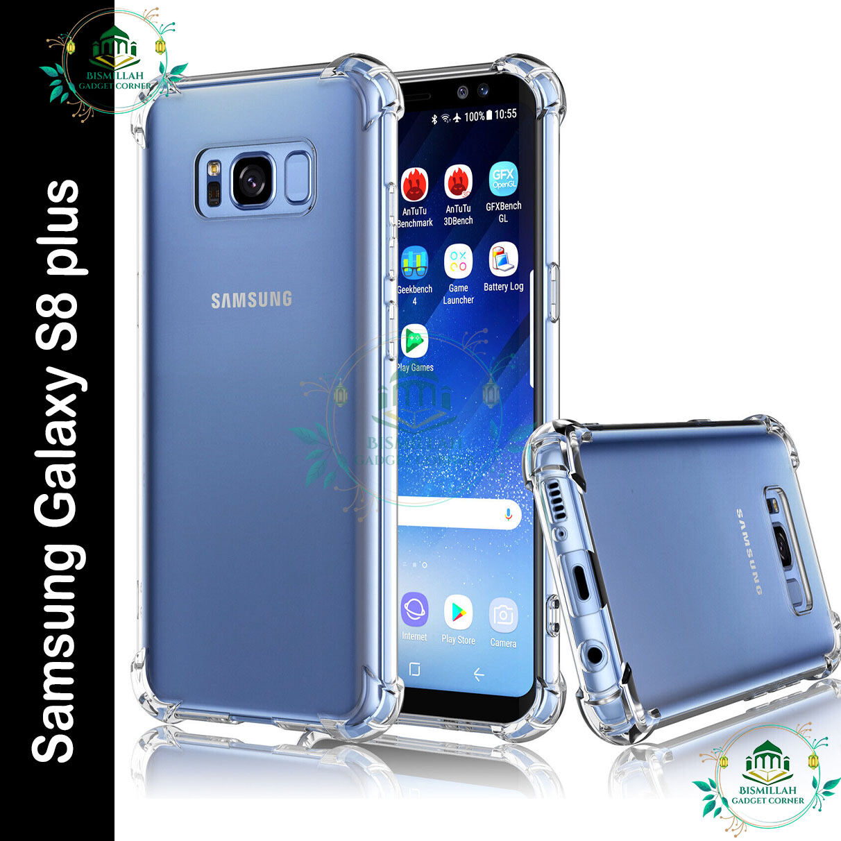Samsung Transparent back cover For Samsung Galaxy S8 plus Luxury transparent Protect Back Cover Soft Case Case & Cover Price in Bangladesh - Mobile.com.bd