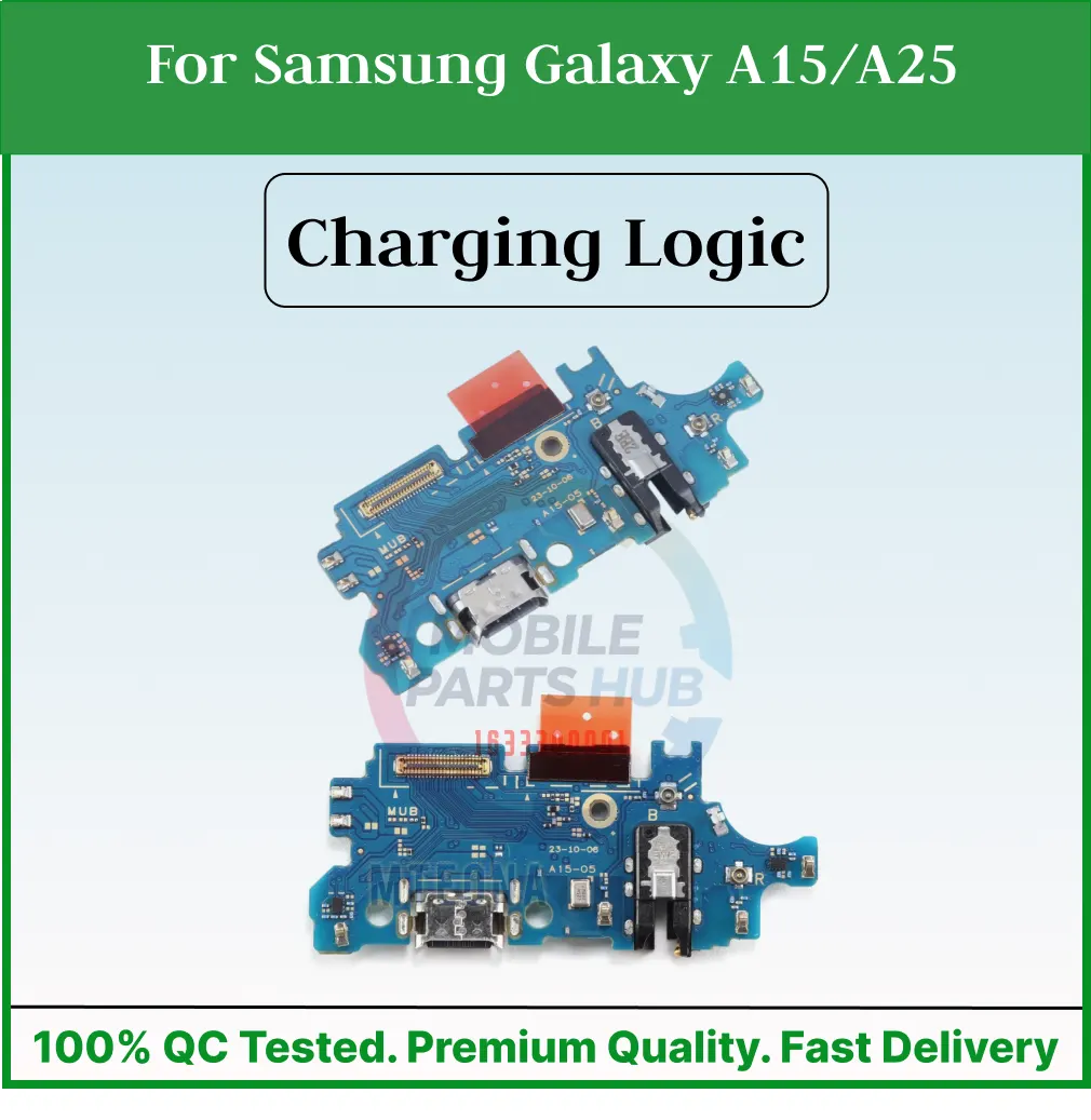 Charging Logic Board For Samsung Galaxy A15 A25 Charging Port USB Plug PCB Dock Connector Spare parts Charging Port Parts Price in Bangladesh - Mobile.com.bd