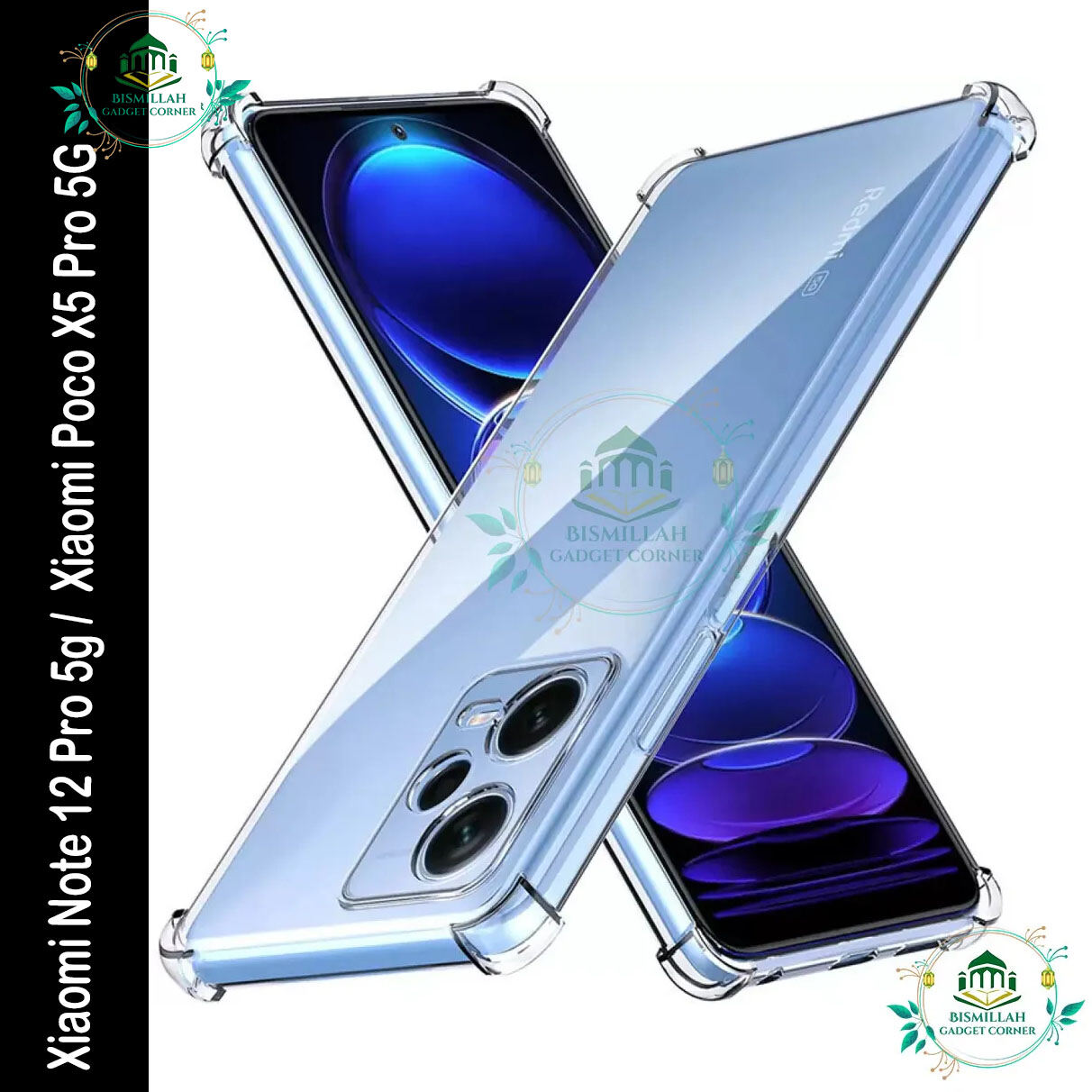 Transparent back cover For Xiaomi Note 12 Pro 5g / Xiaomi Poco X5 Pro 5G Luxury transparent Protect Back Cover Soft Case