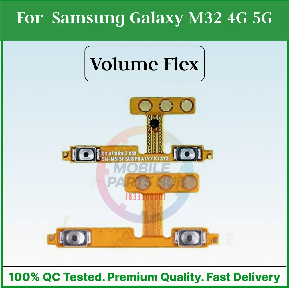 For Samsung Galaxy M32 4G 5G Side Volume Up Down Buttons Flex Cable Replacement Parts Flex Cables Price in Bangladesh - Mobile.com.bd