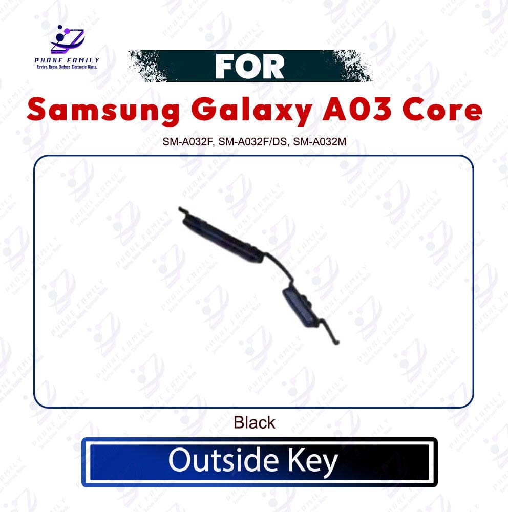 Samsung Galaxy A03 Core Volume Button Out Side Key Replacement Part SM-A032F, SM-A032F/DS, SM-A032M Power Volume Flex Price in Bangladesh - Mobile.com.bd