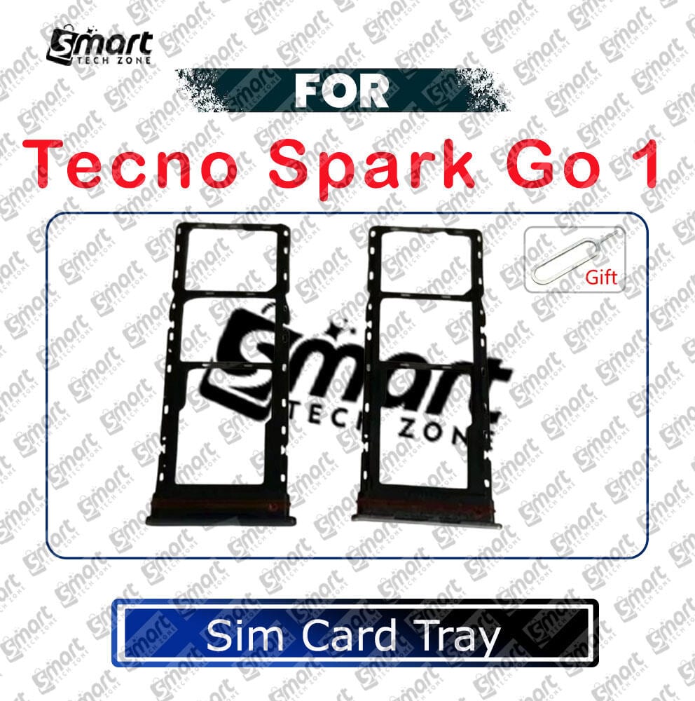 For Tecno Spark Go 1 Sim Tray Micro SD Card Slot with Sim Ejector Pin Replacement Parts - Price in Bangladesh