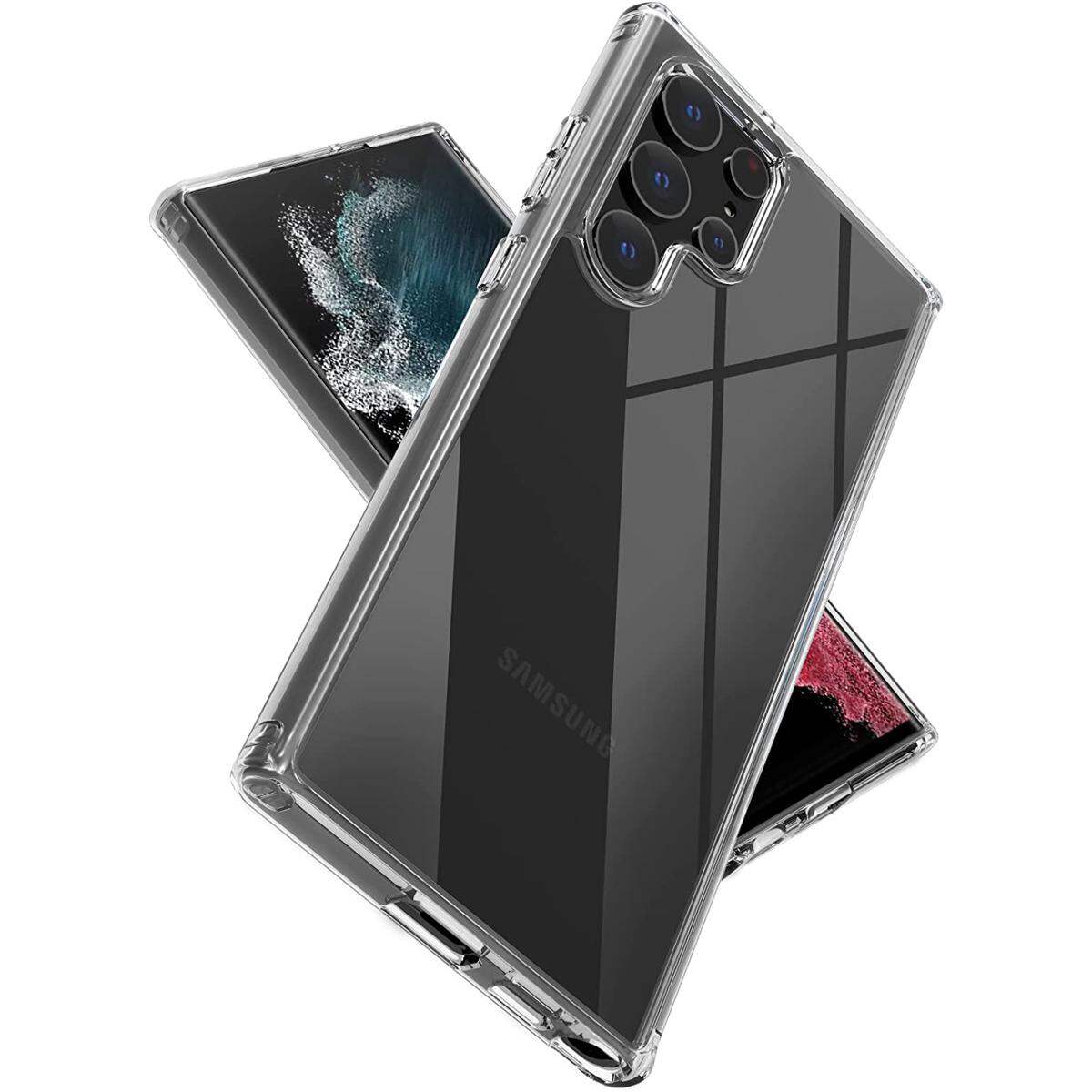 Samsung For Samsung Galaxy S22 Ultra Premium Clear Cover Case & Cover Price in Bangladesh - Mobile.com.bd