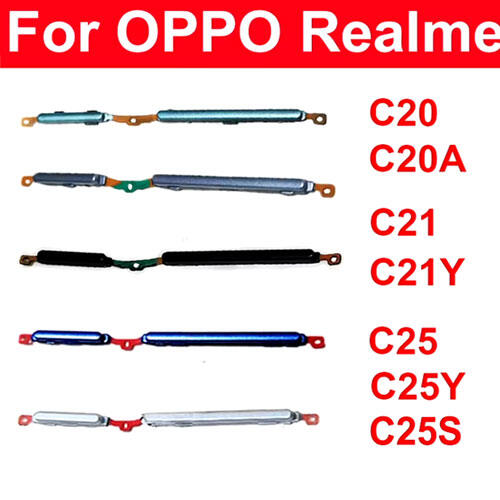 Power Volume Out Side Key Side Button For Realme C25 C25Y C25S C21 C21Y C20 C20A External Volume Button + Power ON OFF Replacement Parts Price in Bangladesh - Mobile.com.bd