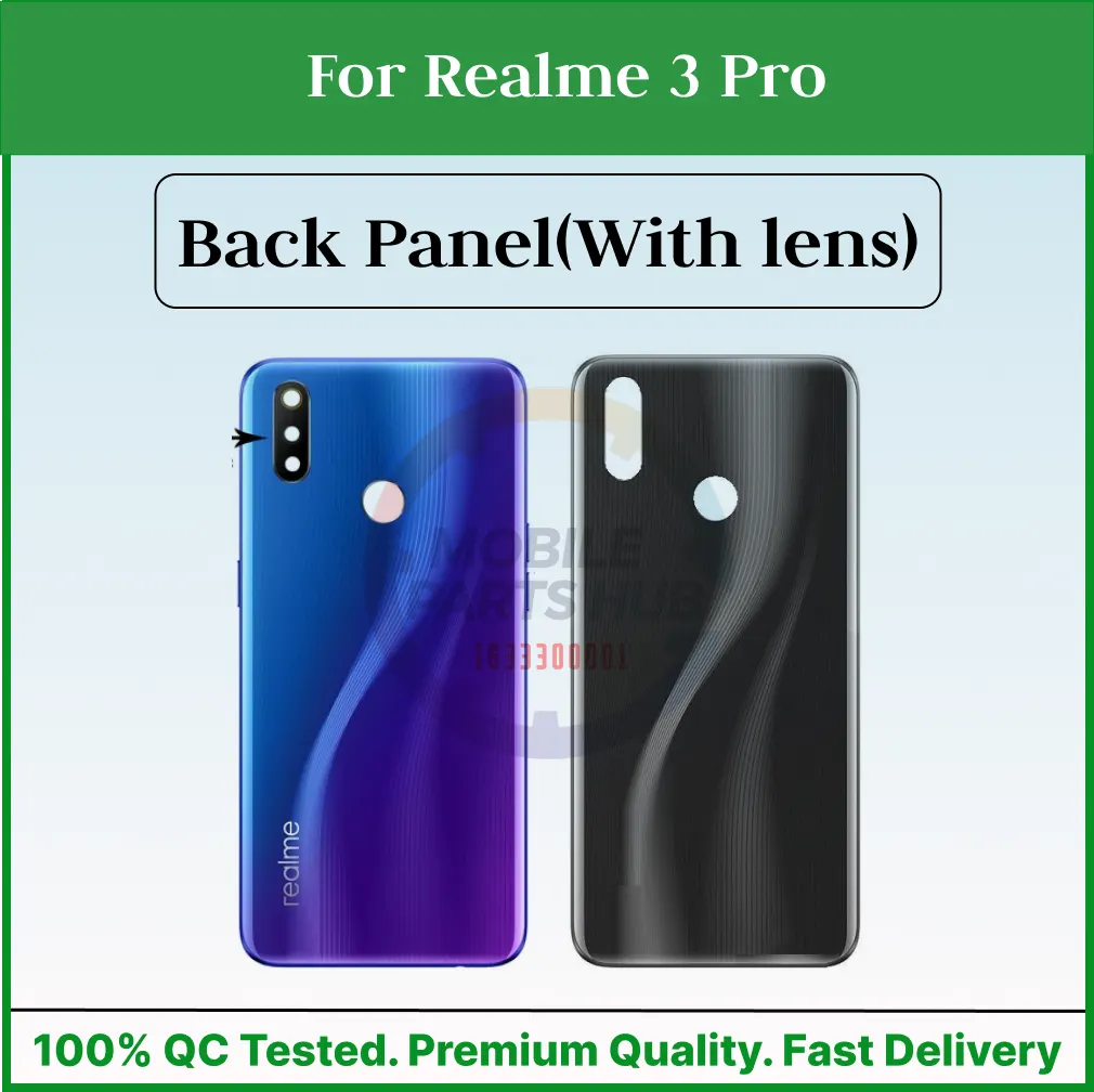 For Realme 3 Pro Back Panel/Backshell/ Casing +Camera Lens With Logo-All Colors Available Back Panels & Housings Price in Bangladesh - Mobile.com.bd